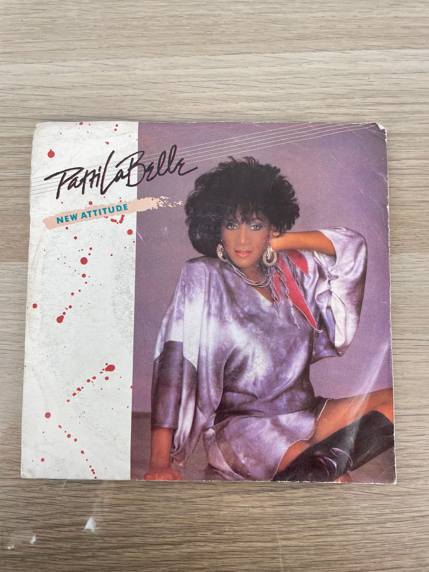 Disco 45 giri vinile Patti LaBelle New Attitude Shoot Out 1984