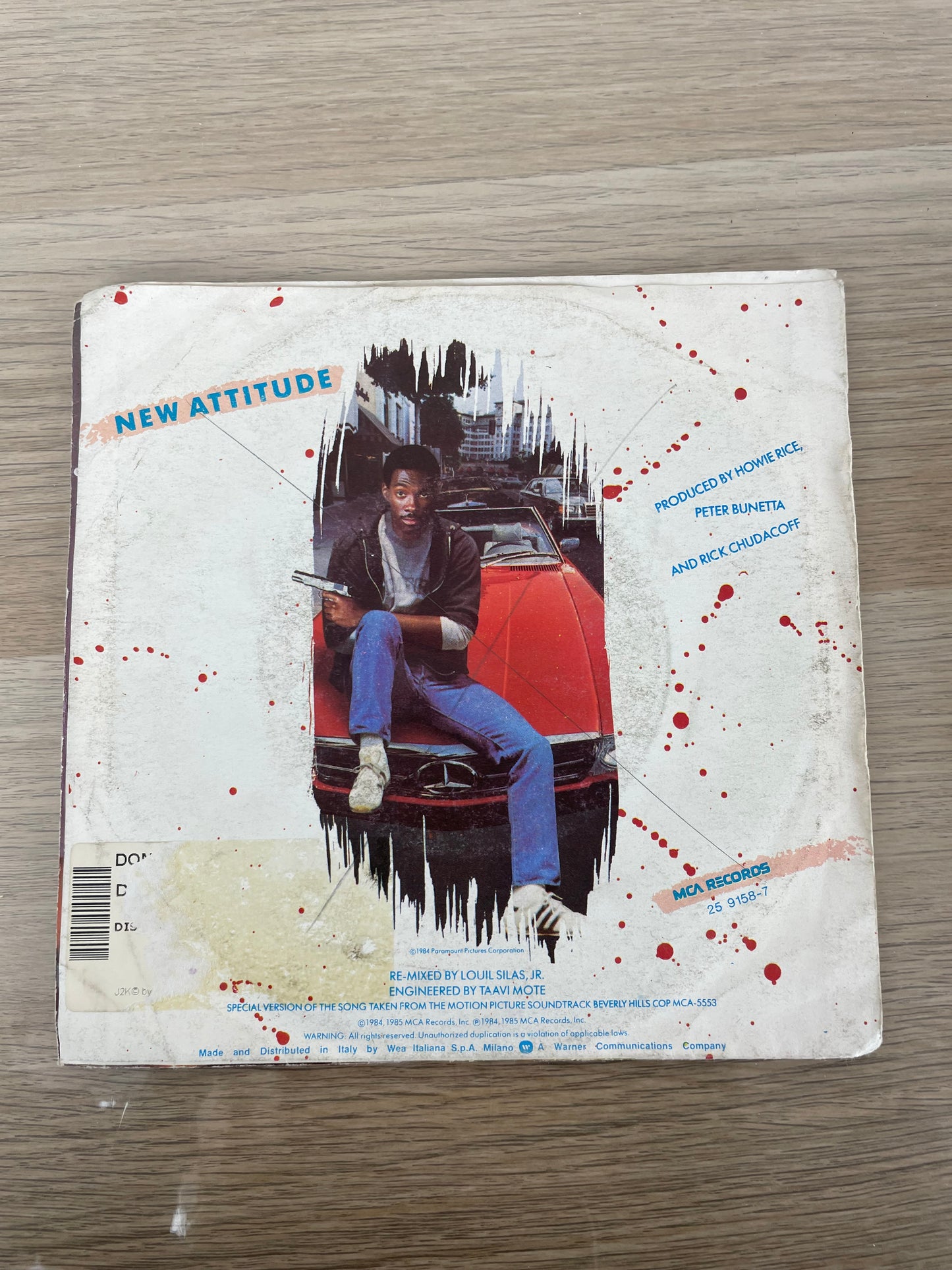 Disco 45 giri vinile Patti LaBelle New Attitude Shoot Out 1984