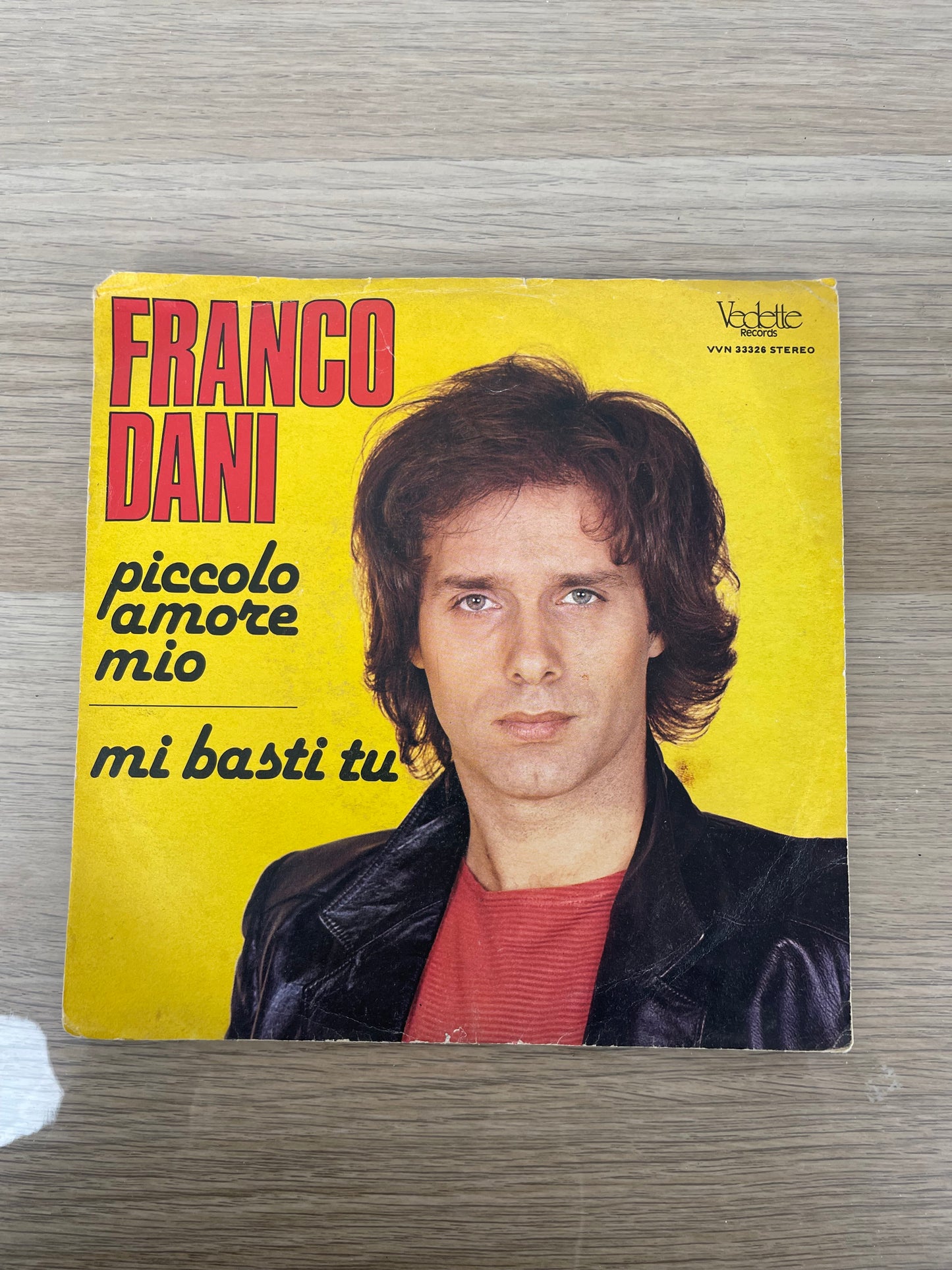 Disco 45 giri vinile Franco Dani Piccolo Amore Mio Mi Basti Tu 1965