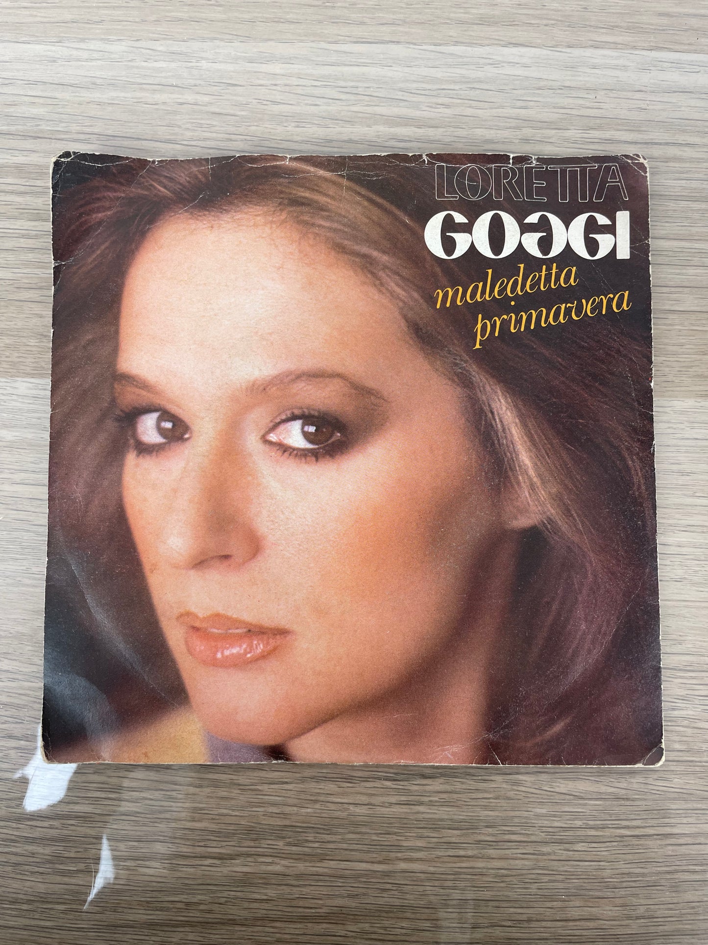 Disco 45 giri vinile Loretta Goggi Maledetta Primavera Mi Solletica L'Idea 1981