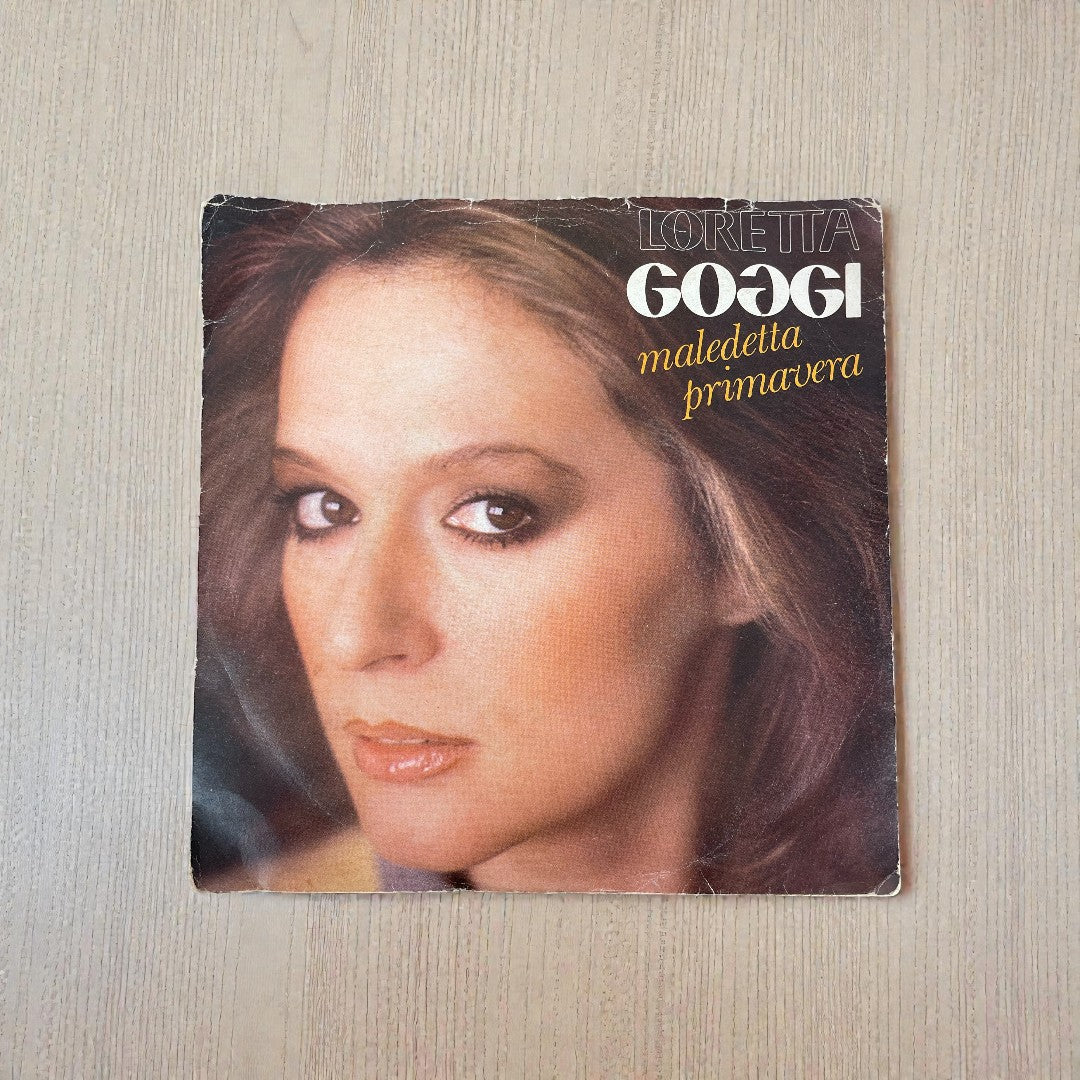 Disco 45 giri vinile Loretta Goggi Maledetta Primavera Mi Solletica L'Idea 1981