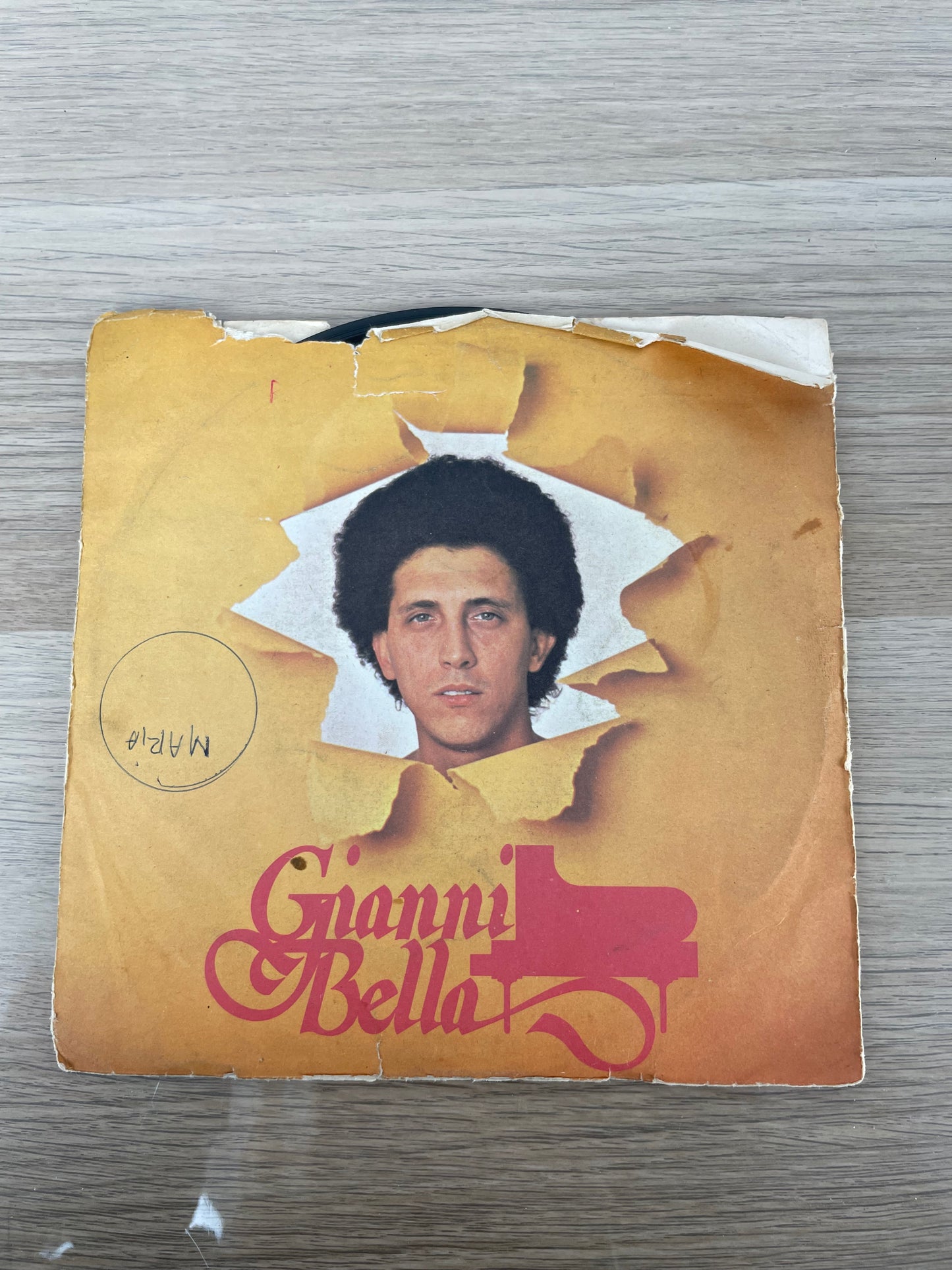 Disco 45 giri vinile Gianni Bella No. Sei. 1969