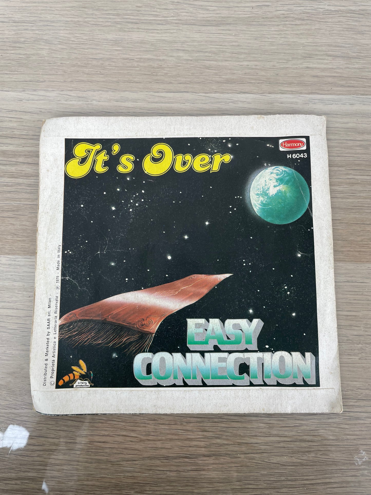 Disco 45 giri vinile Easy Connection It's Over Ali Baba 1981