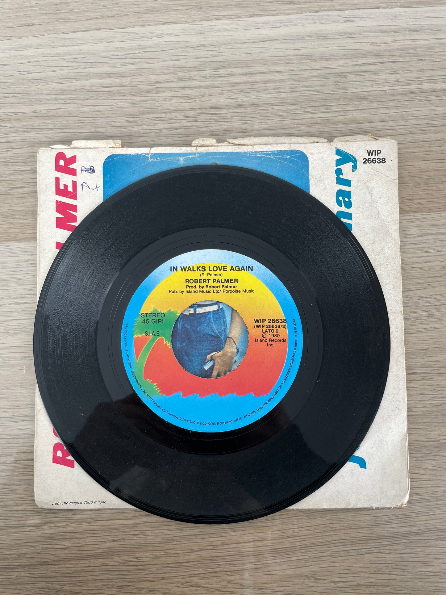 Disco 45 giri vinile Robert Palmer Johnny And Mary 1980