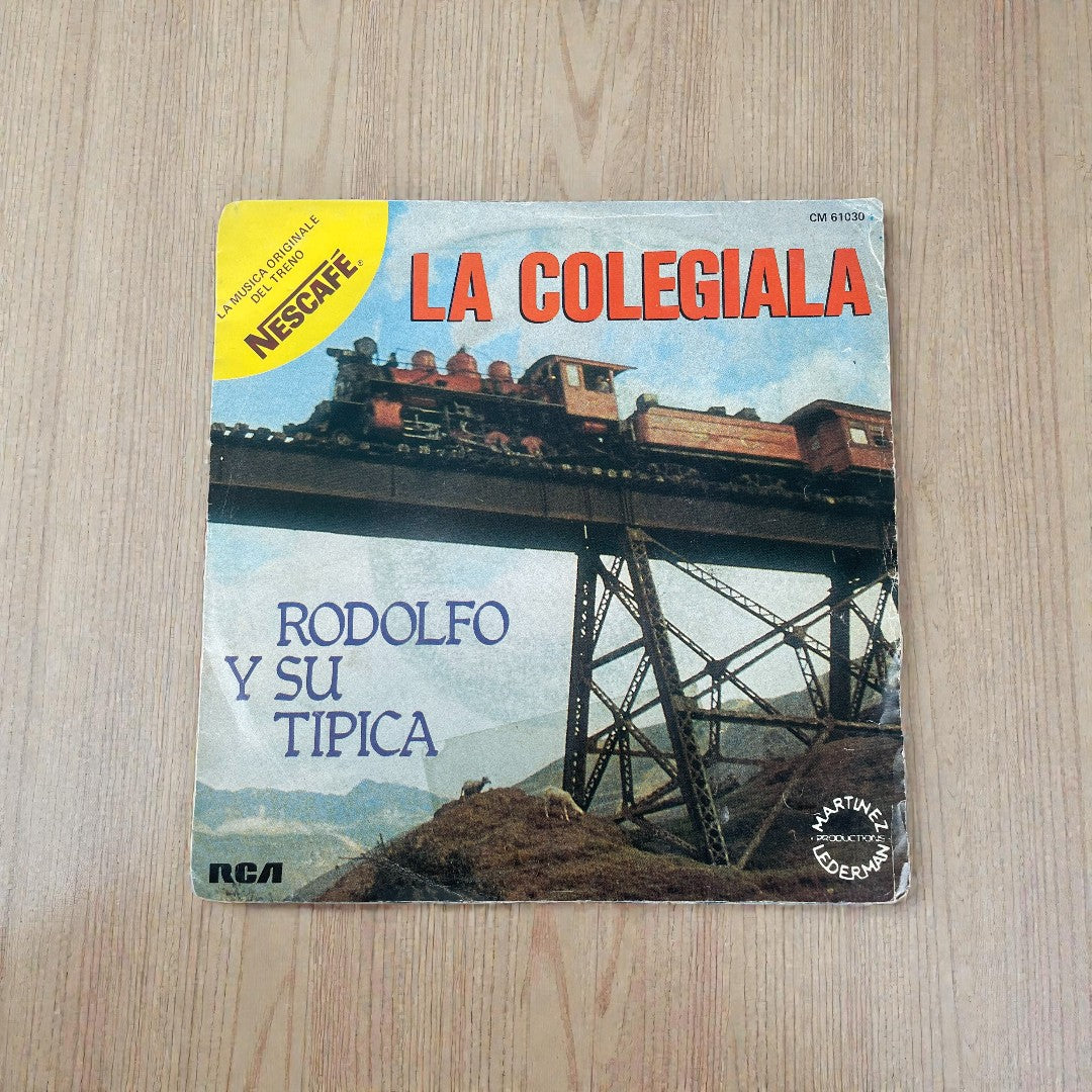 Disco 45 giri vinile La Colegiala Rodolfo Y Su Tipica La Subienda 1975