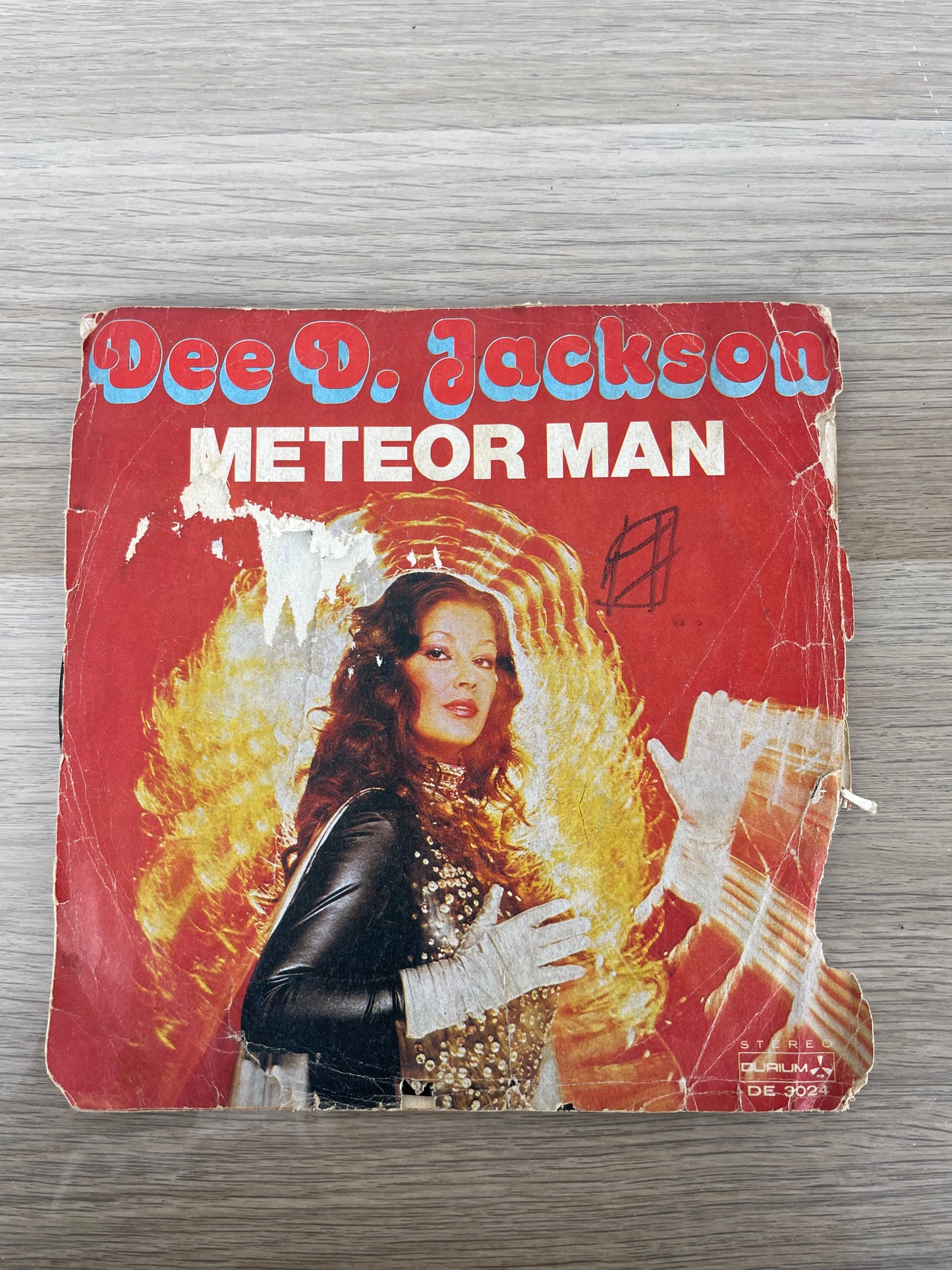 Disco 45 giri vinile Dee D. Jackson Meteor Man Galaxy Police 1979