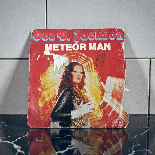 Disco 45 giri vinile Dee D. Jackson Meteor Man Galaxy Police 1979