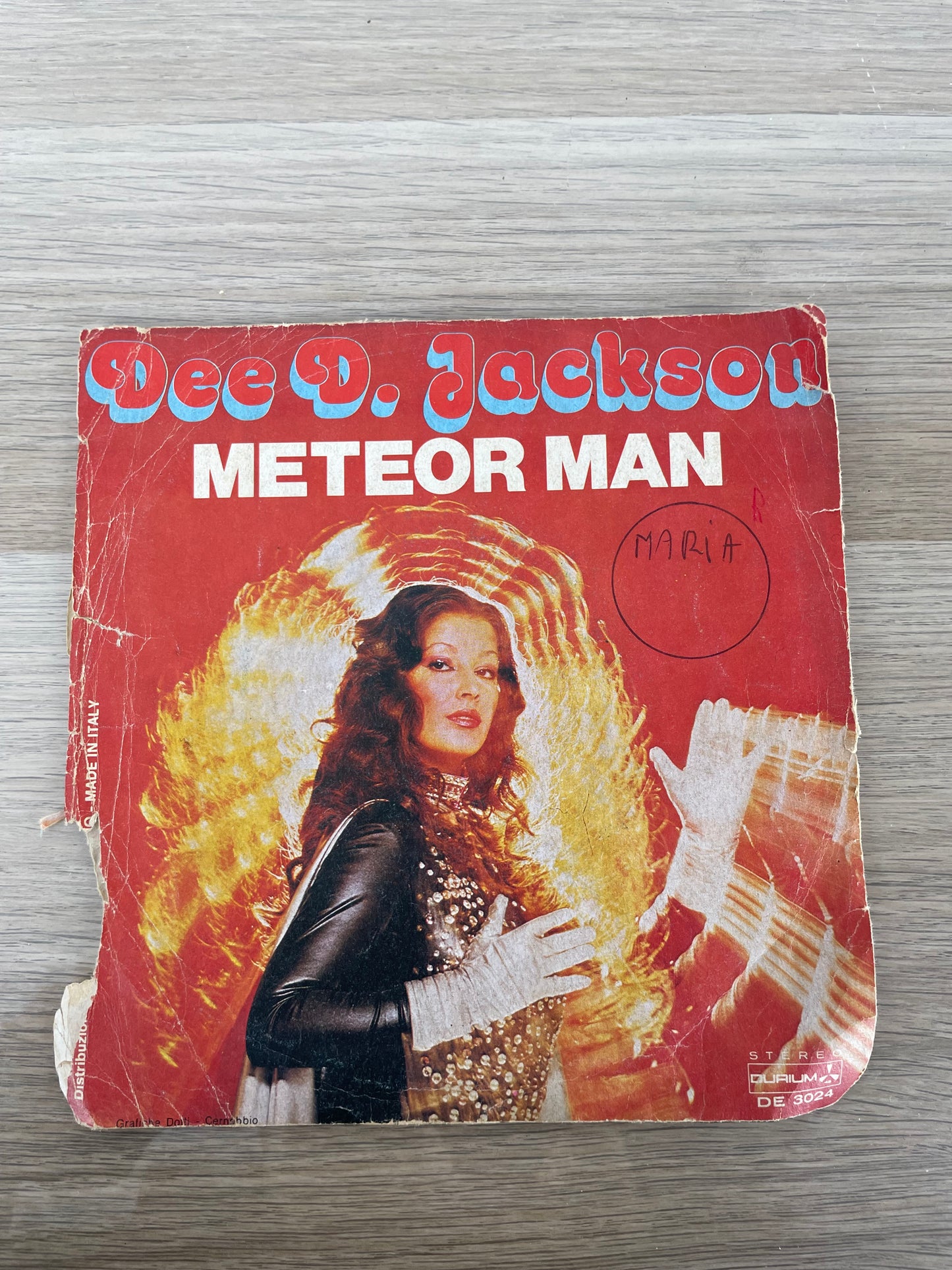 Disco 45 giri vinile Dee D. Jackson Meteor Man Galaxy Police 1979