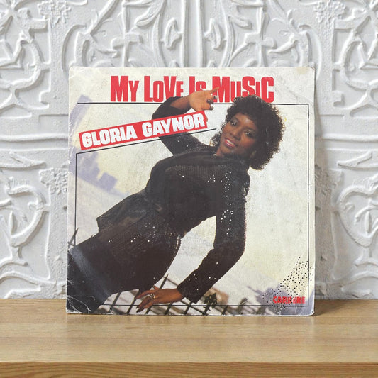 Disco 45 giri vinile Gloria Gaynor My Love Is Music If I Need You 1985