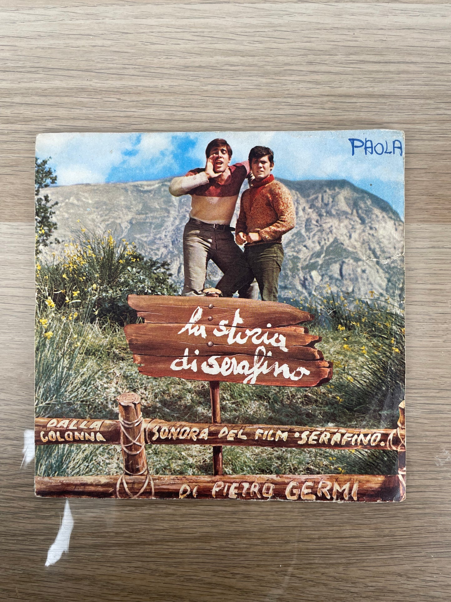 Disco 45 giri vinile Adriano Celentano La Storia Di Serafino La Pelle 1968