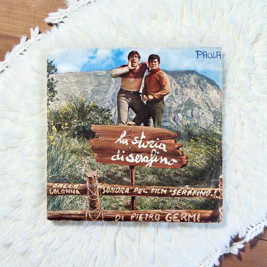 Disco 45 giri vinile Adriano Celentano La Storia Di Serafino La Pelle 1968