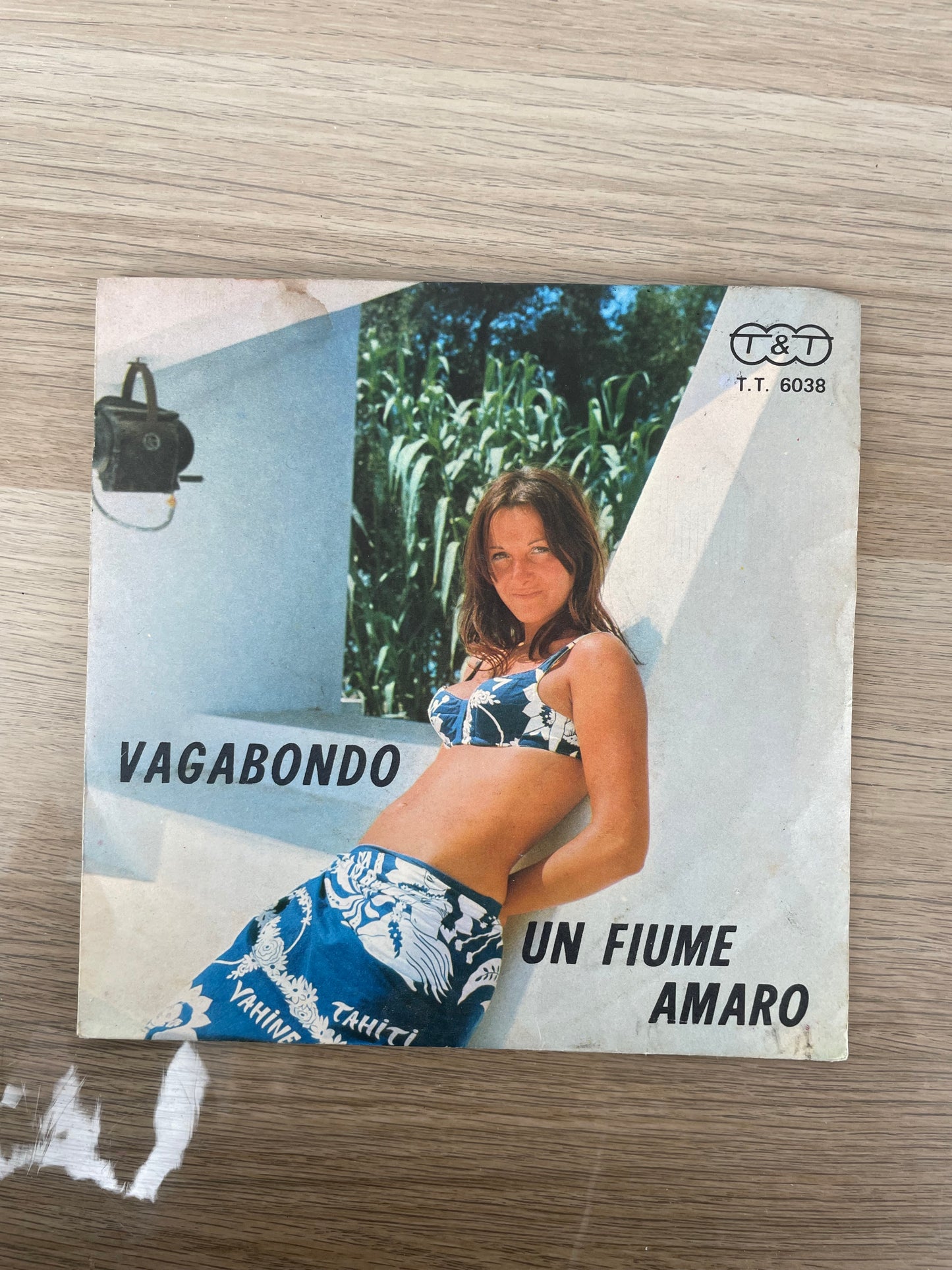Disco 45 giri vinile Tony Arden Barbara Vagabondo Un Fiume Amaro 1972