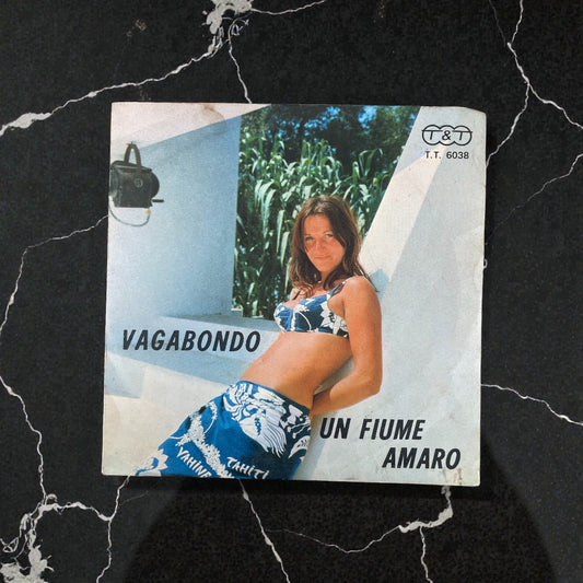 Disco 45 giri vinile Tony Arden Barbara Vagabondo Un Fiume Amaro 1972