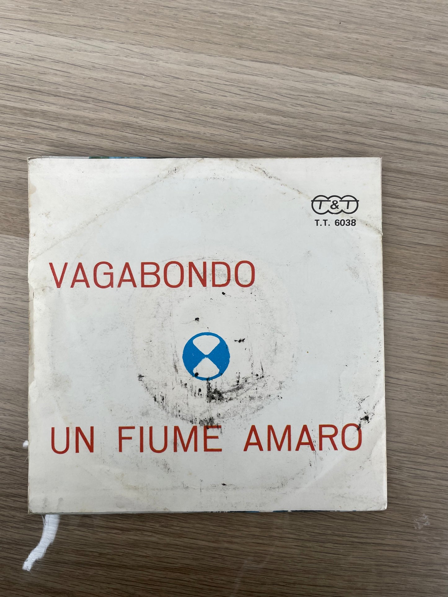 Disco 45 giri vinile Tony Arden Barbara Vagabondo Un Fiume Amaro 1972