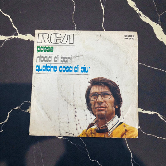 Disco 45 giri vinile Nicola Di Bari Paese Qualche Cosa DI Più 1971