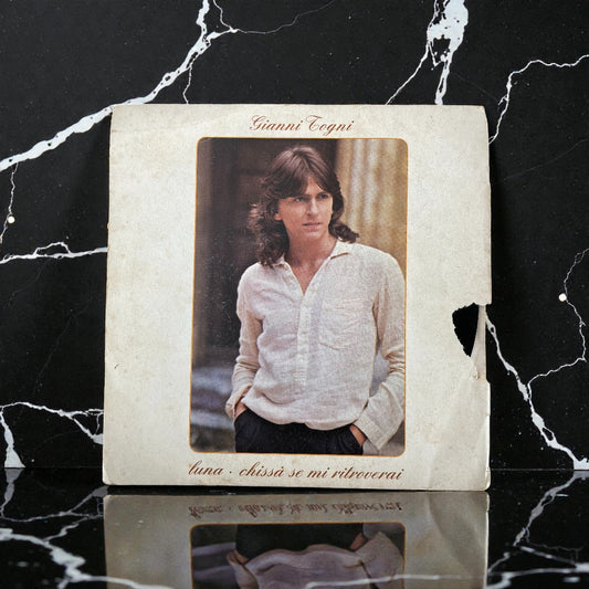 Disco 45 giri vinile Gianni Togni Luna Chissà Se Mi Troverai 1981