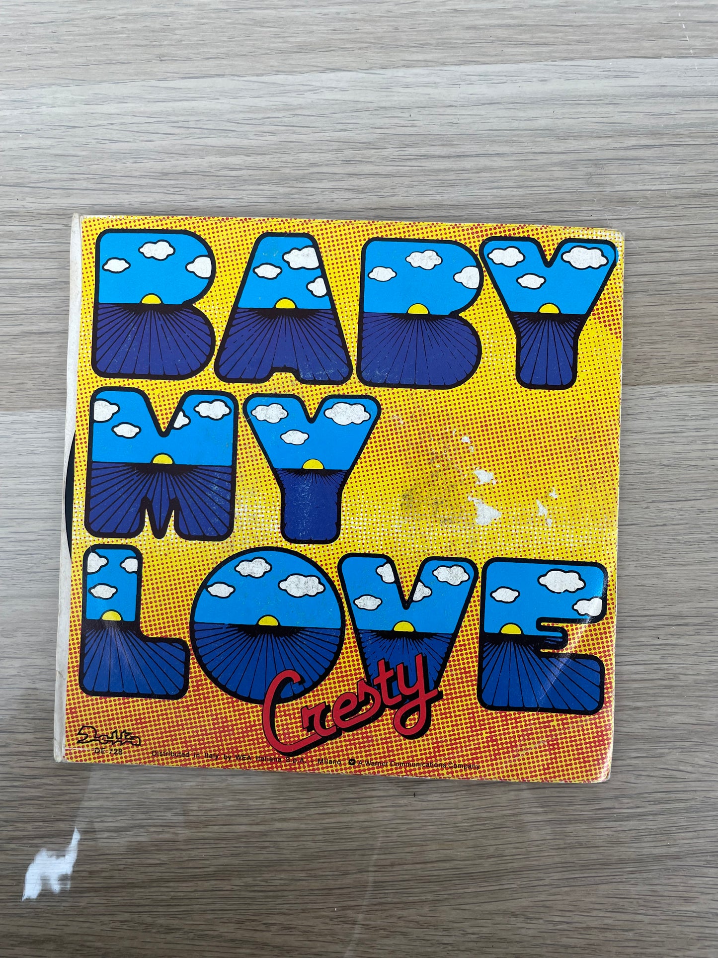 Disco 45 giri vinile Cresty Baby My Love On My Mind 1984