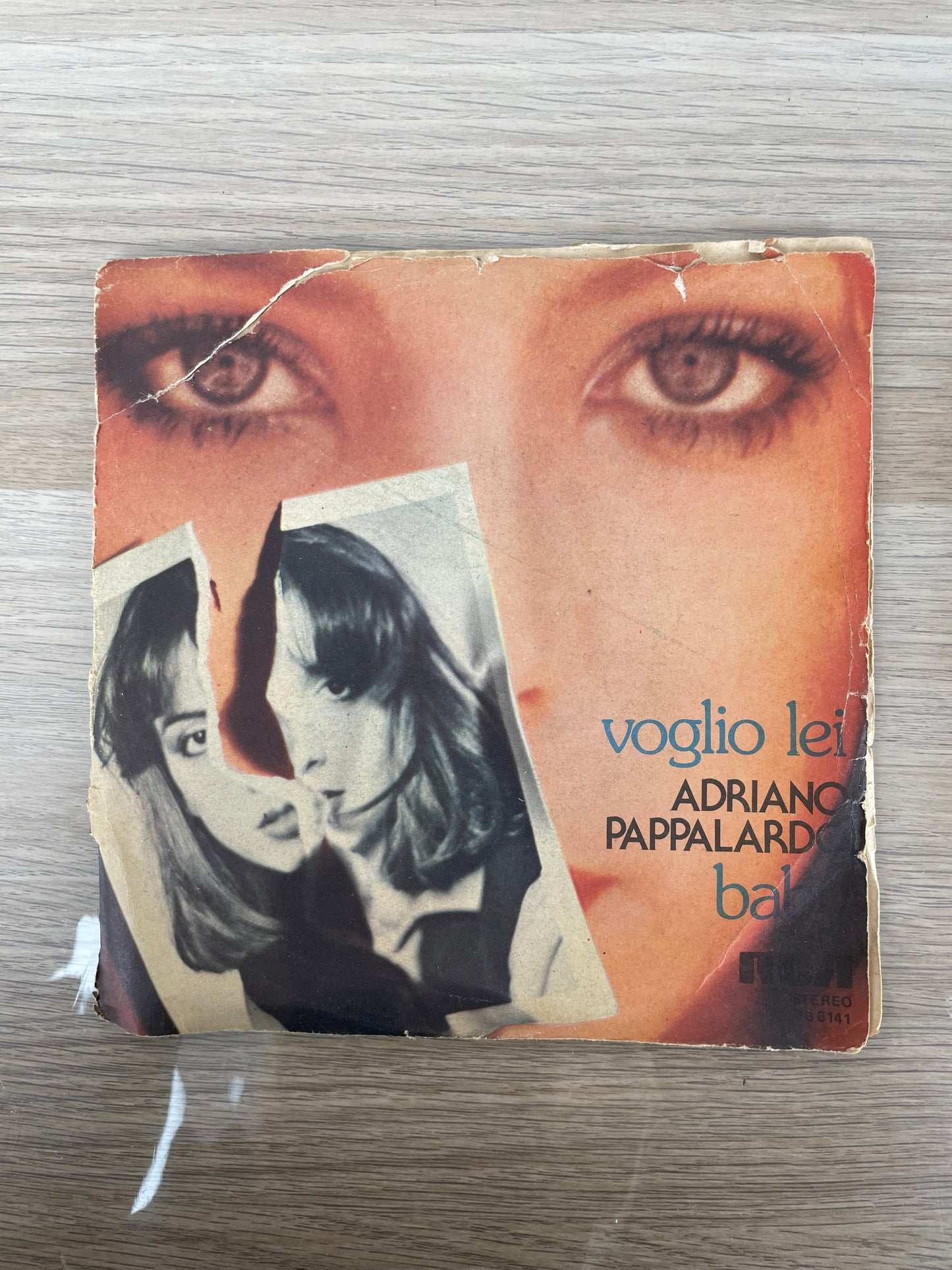 Disco 45 giri vinile Adriano Pappalardo Voglio Lei Baby 1978