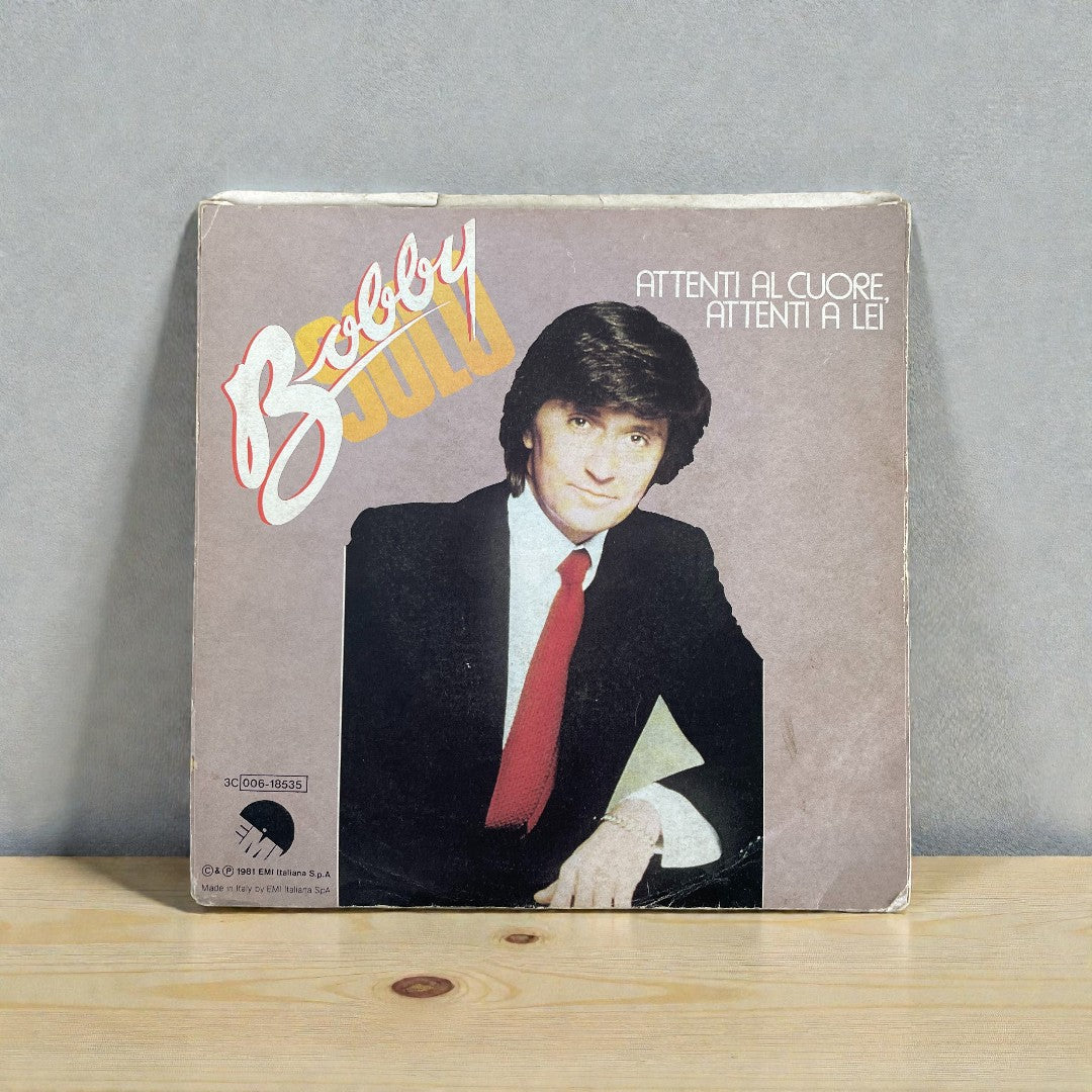 Disco 45 giri vinile Bobby Solo Non Posso Perderti Attenti Al Cuore 1981