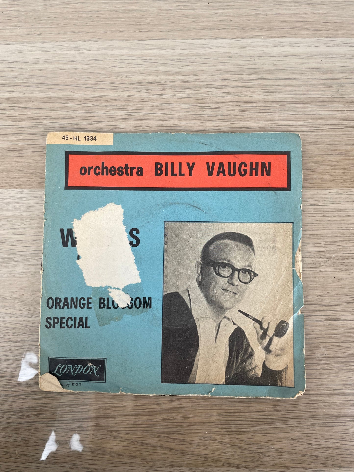 Disco 45 giri vinile Billy Vaughn Wheels Orange Blossom Special 1960