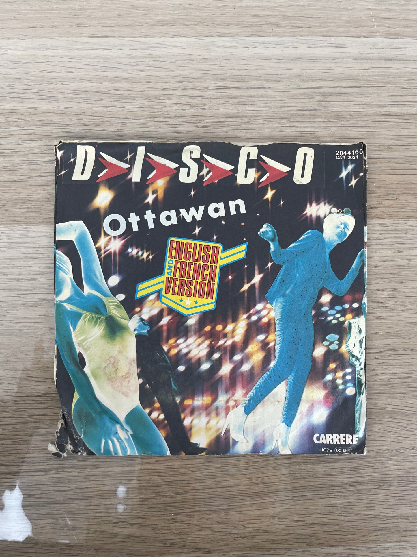 Disco 45 giri vinile Ottawan DISCO English French Version 1979