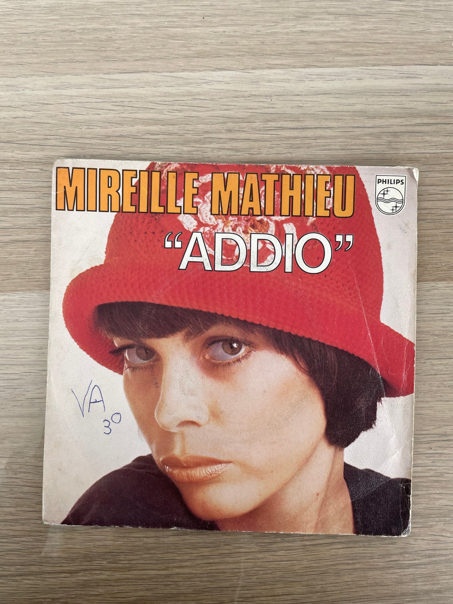 Disco 45 giri vinile Mirelle Mathieu Addio Pour Une Marseillase 1975