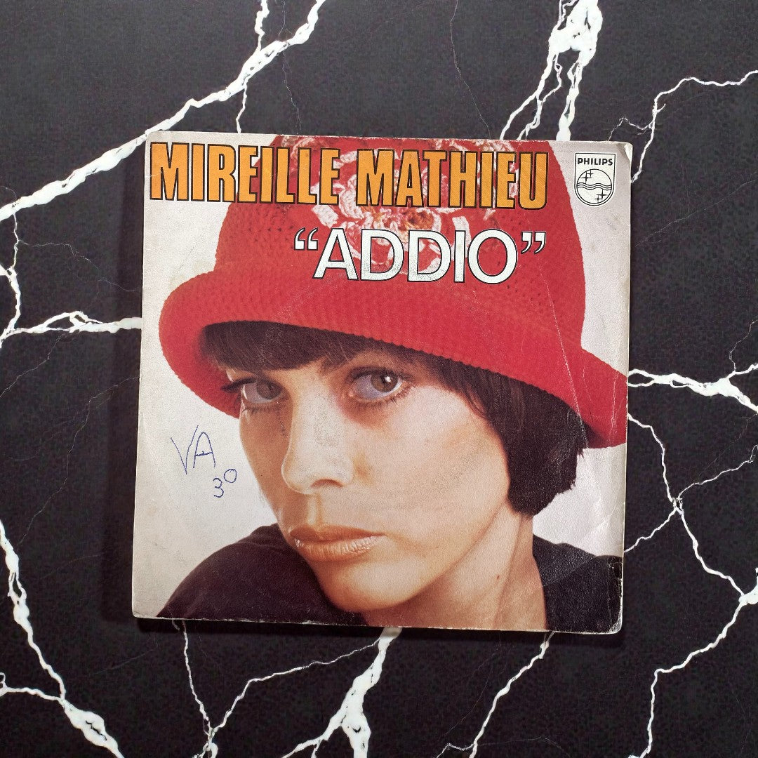 Disco 45 giri vinile Mirelle Mathieu Addio Pour Une Marseillase 1975