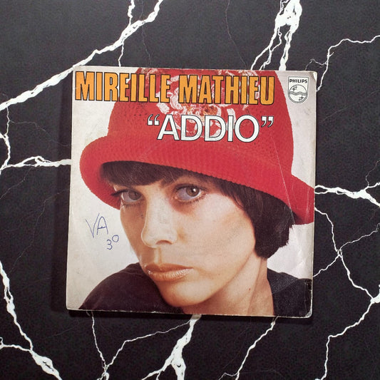 Disco 45 giri vinile Mirelle Mathieu Addio Pour Une Marseillase 1975