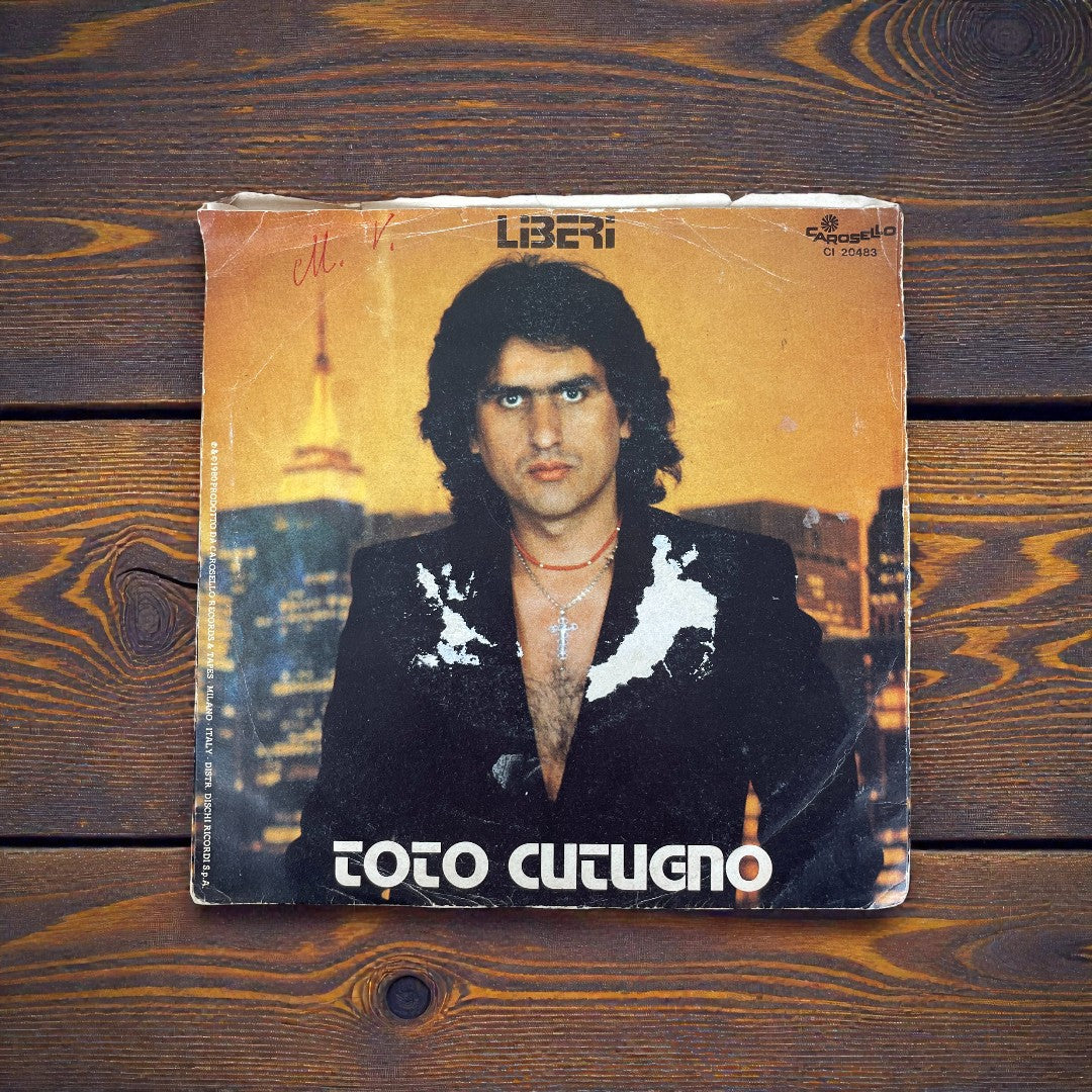 Disco 45 giri vinile Toto Cutugno Libero Solo Noi 1980