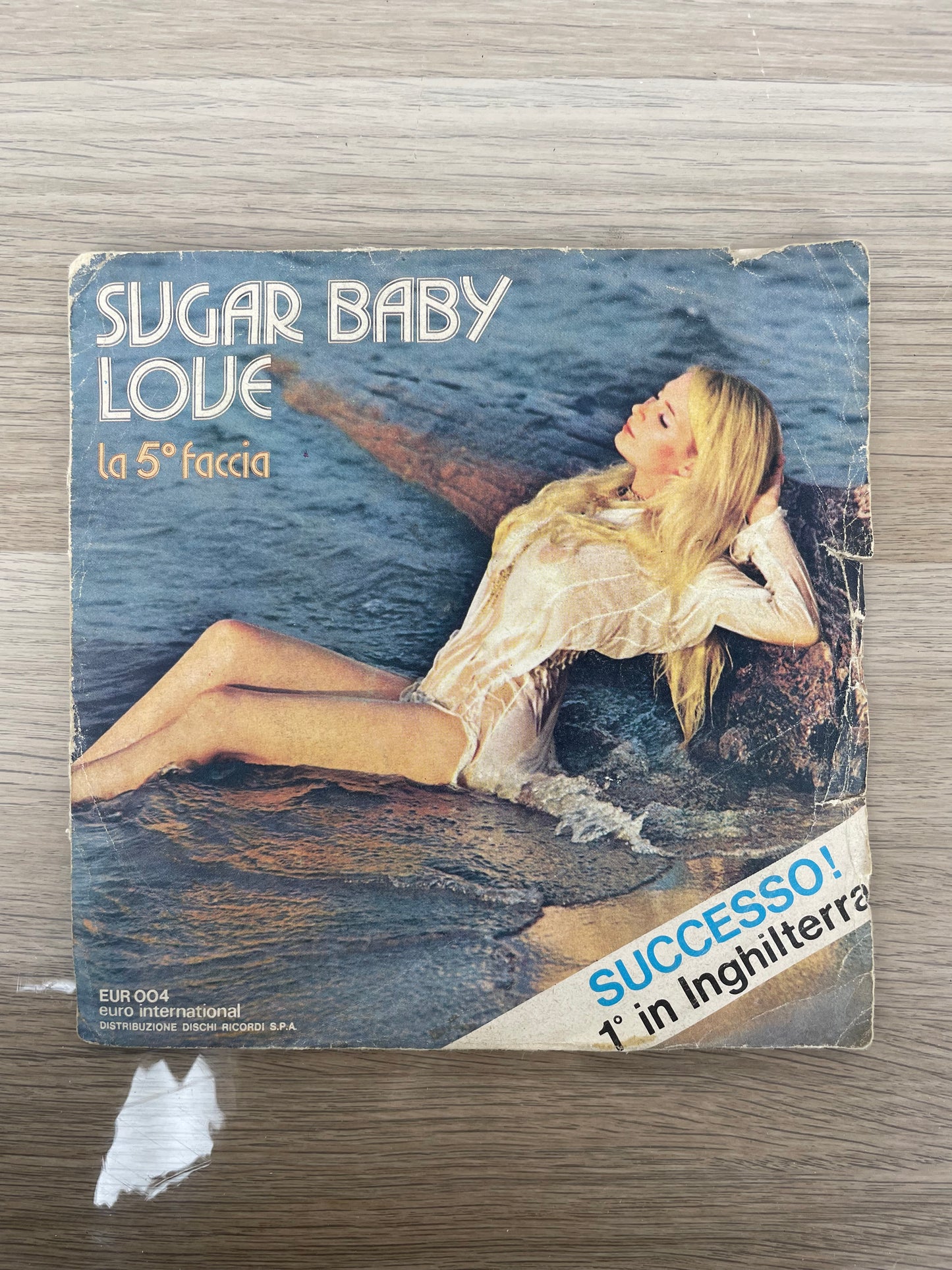 Disco 45 giri vinile La Quinta Faccia Sugar Baby Love Day Dreamer 1974