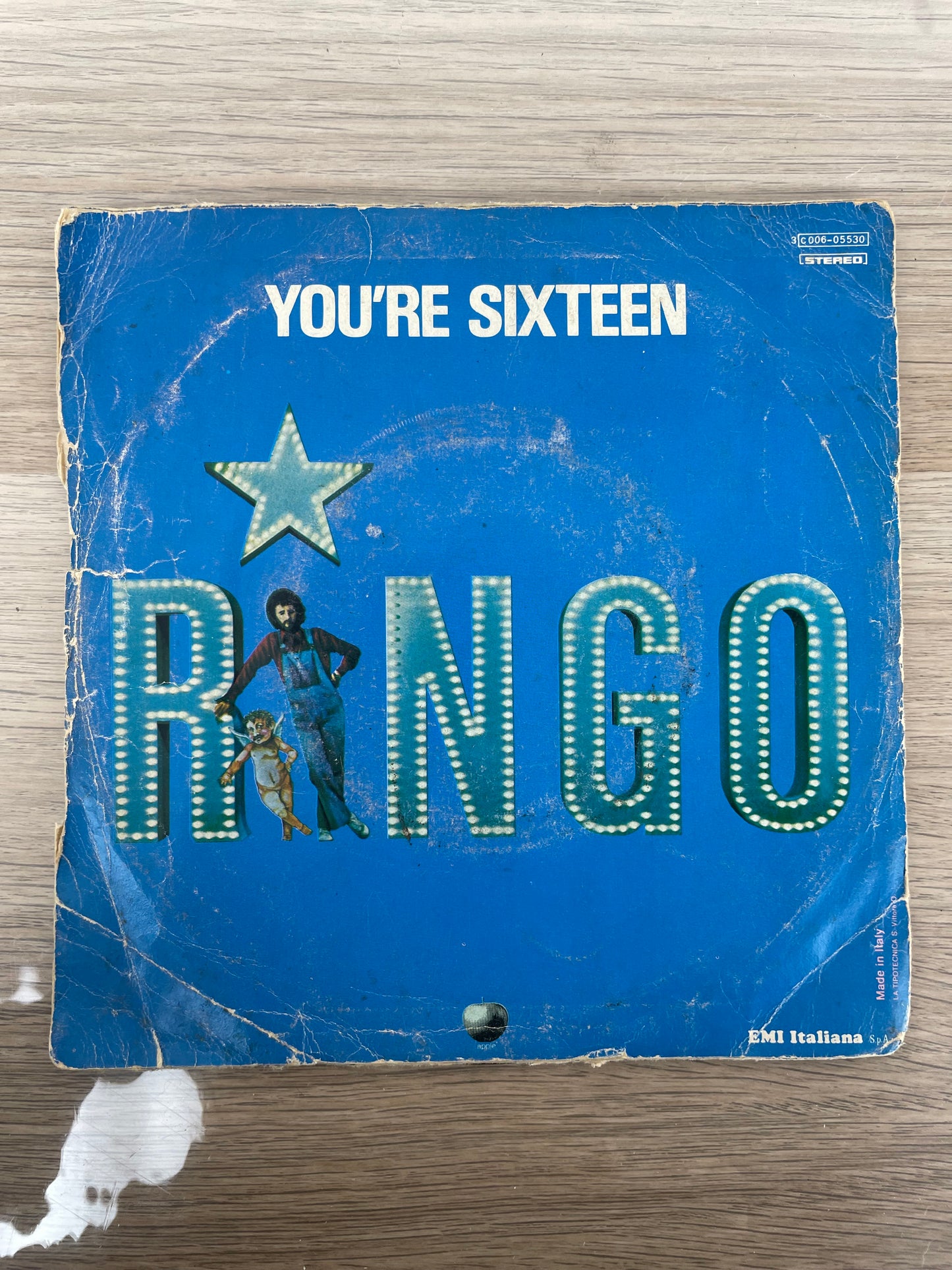 Disco 45 giri vinile Ringo Starr You're Sixteen 7"1974 Emi Records