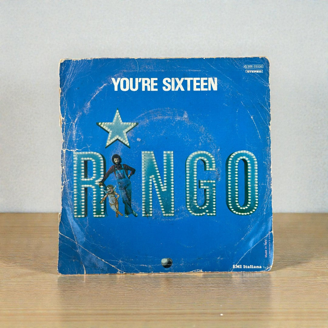 Disco 45 giri vinile Ringo Starr You're Sixteen 7"1974 Emi Records