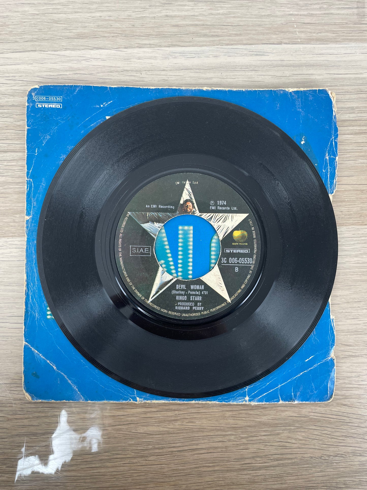 Disco 45 giri vinile Ringo Starr You're Sixteen 7"1974 Emi Records