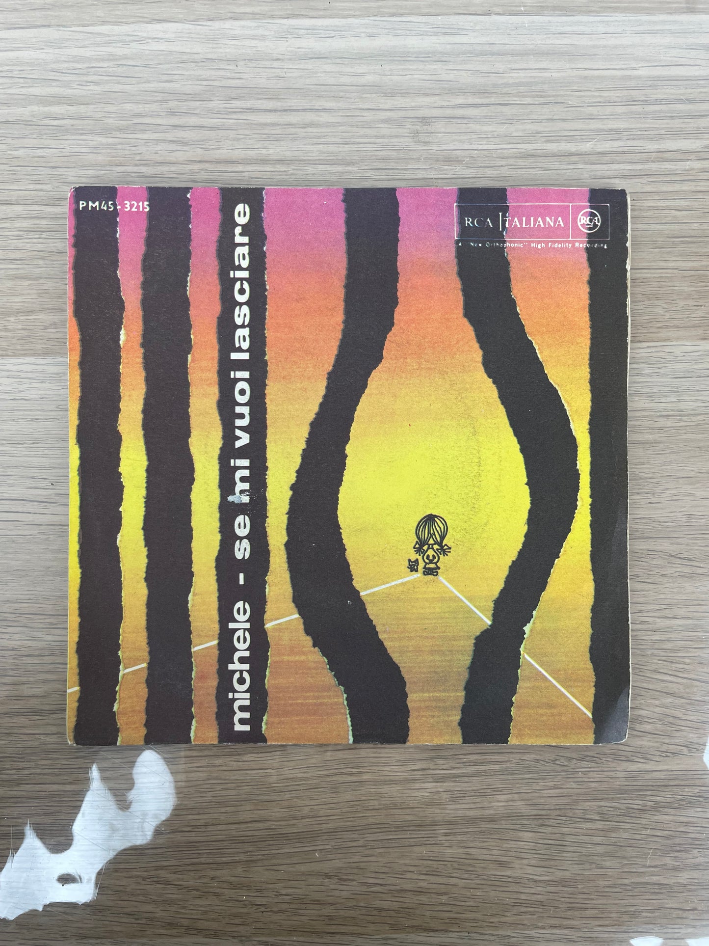 Disco 45 giri vinile Michele Se Mi Vuoi Lasciare Cosa Vuoi Da Me 1966
