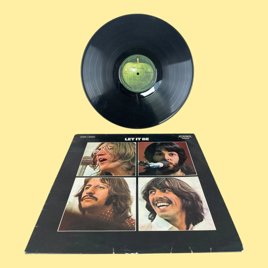 Disco Vinile 33 Giri The Beatles Let It Be Anno 1971 France Pathe Apple Records