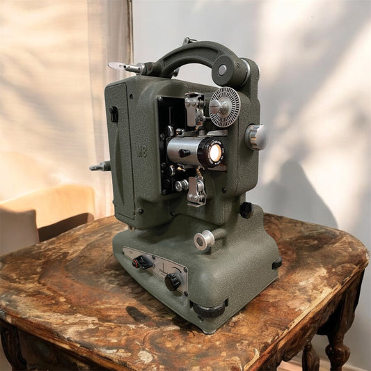 Antico Proiettore Bolex Paillard M8 Vintage Epoca Con Custodia Bobine Istruzioni