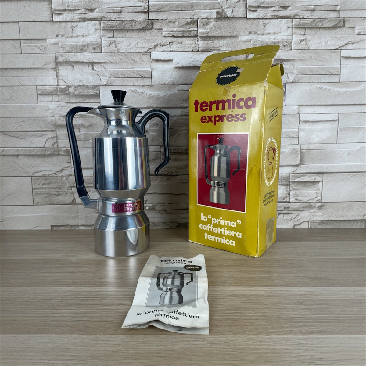Caffettiera Termica Express La Signora Vintage Anni 60 Con Scatola E Istruzioni