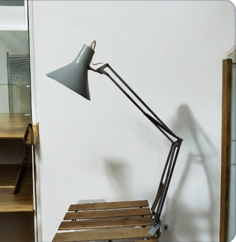 Lampada Snodabile Vintage Luxo L-1 Denmark Industriale Design Jacobsen Con Morsetto