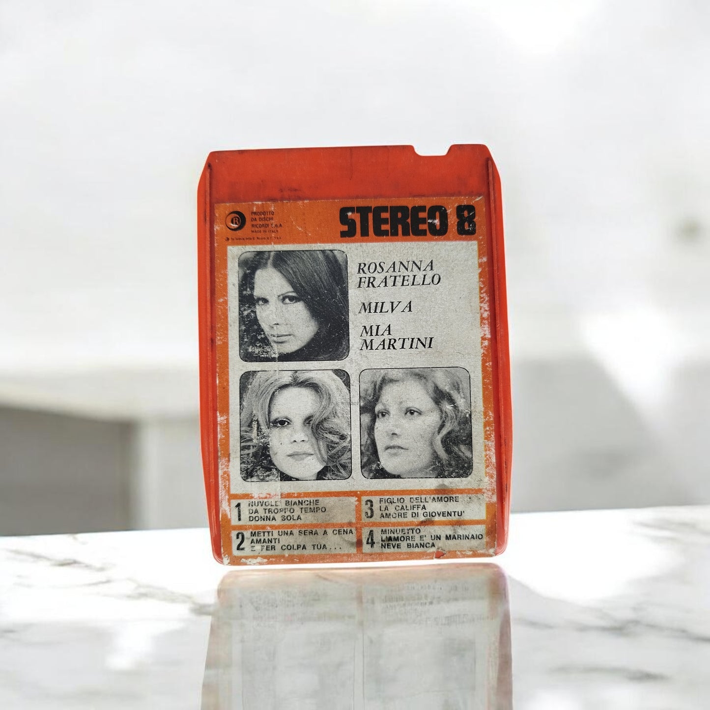 Cassetta Stereo 8 Rosanna Fratello Mia Martini Milva Anno 1973 Pop Italiano