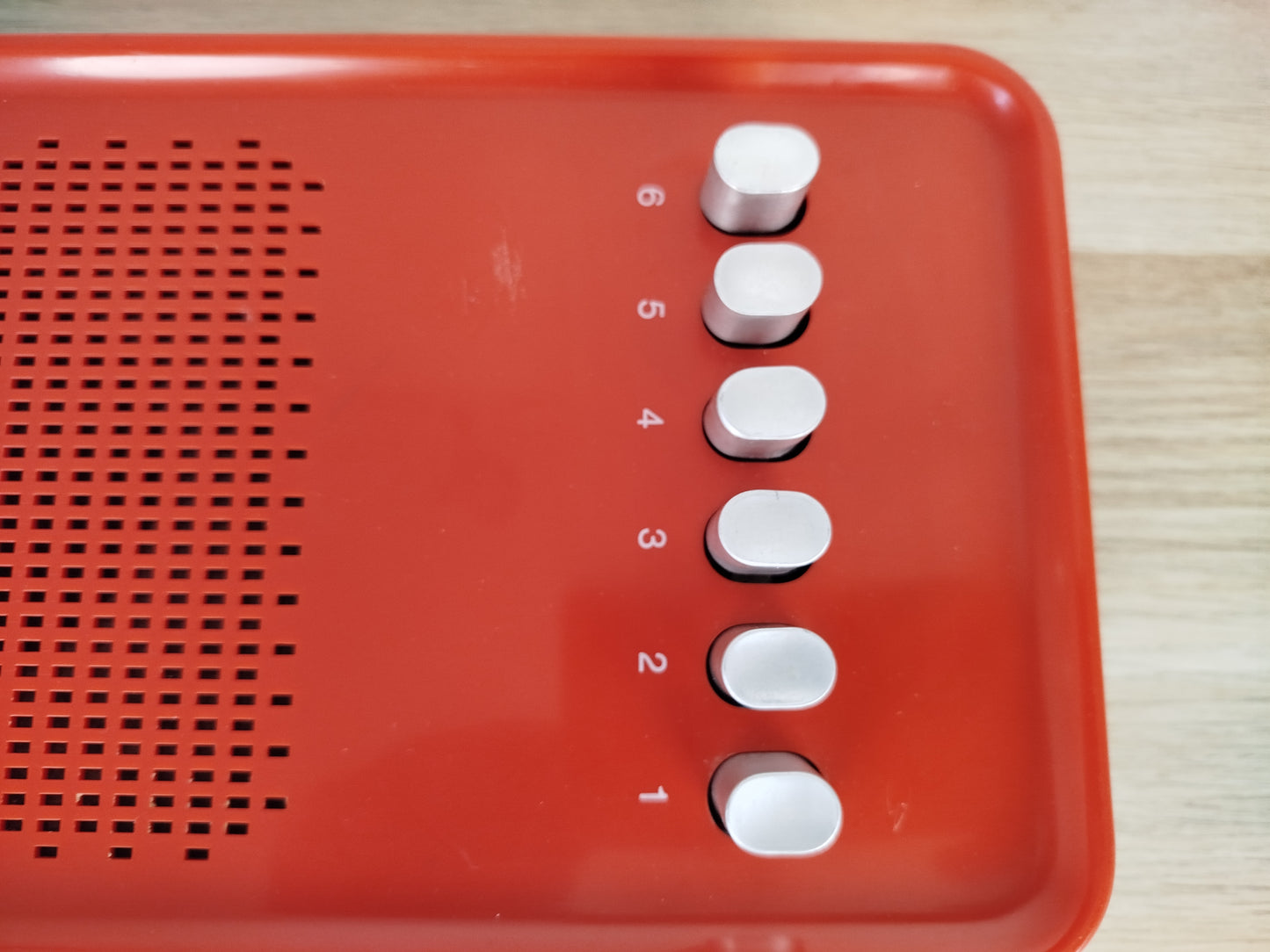 Ricevitore Filodiffusione Brionvega fd1101 Radio Castiglioni Design Arancione