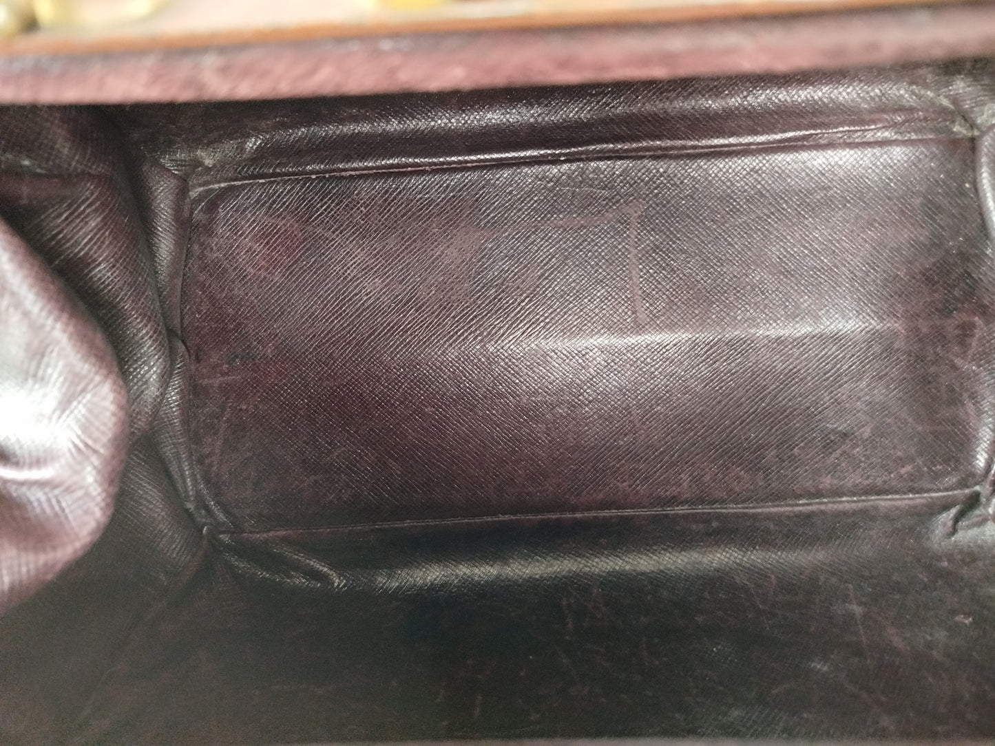 Borsone Cuoio Pelle Vintage Da Medico Marrone Vintage Epoca Da Viaggio A Mano