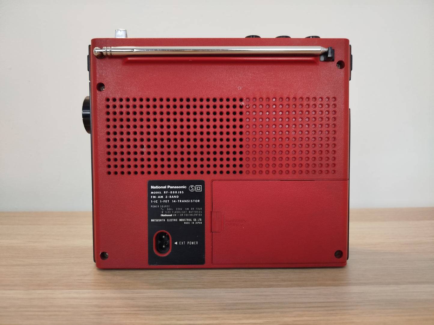 Radio National Panasonic GX300 RF-888JBS Vintage Epoca Anni 70 Rossa FM AM