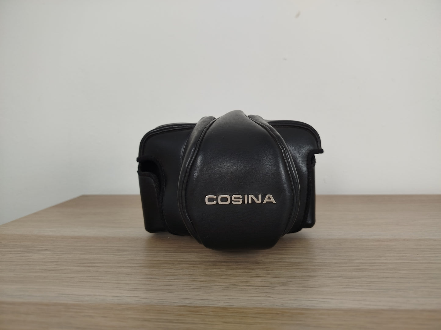 Fotocamera Analogica Cosina Cs-1 Reflex 35mm Nera Con Custodia Macchina Foto