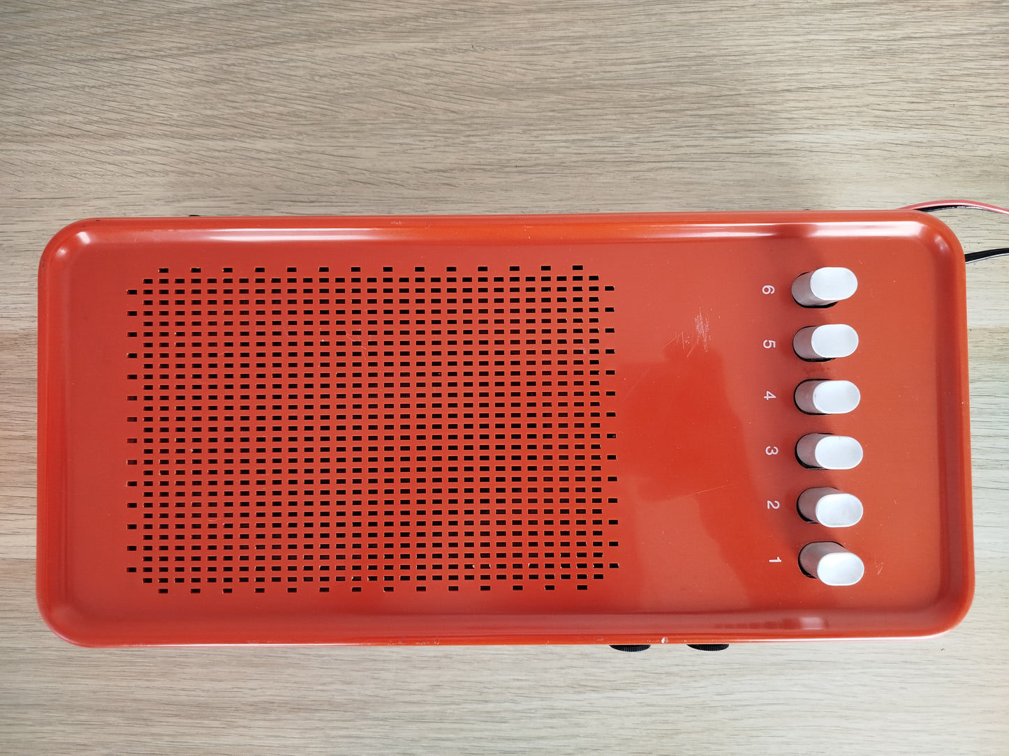 Ricevitore Filodiffusione Brionvega fd1101 Radio Castiglioni Design Arancione