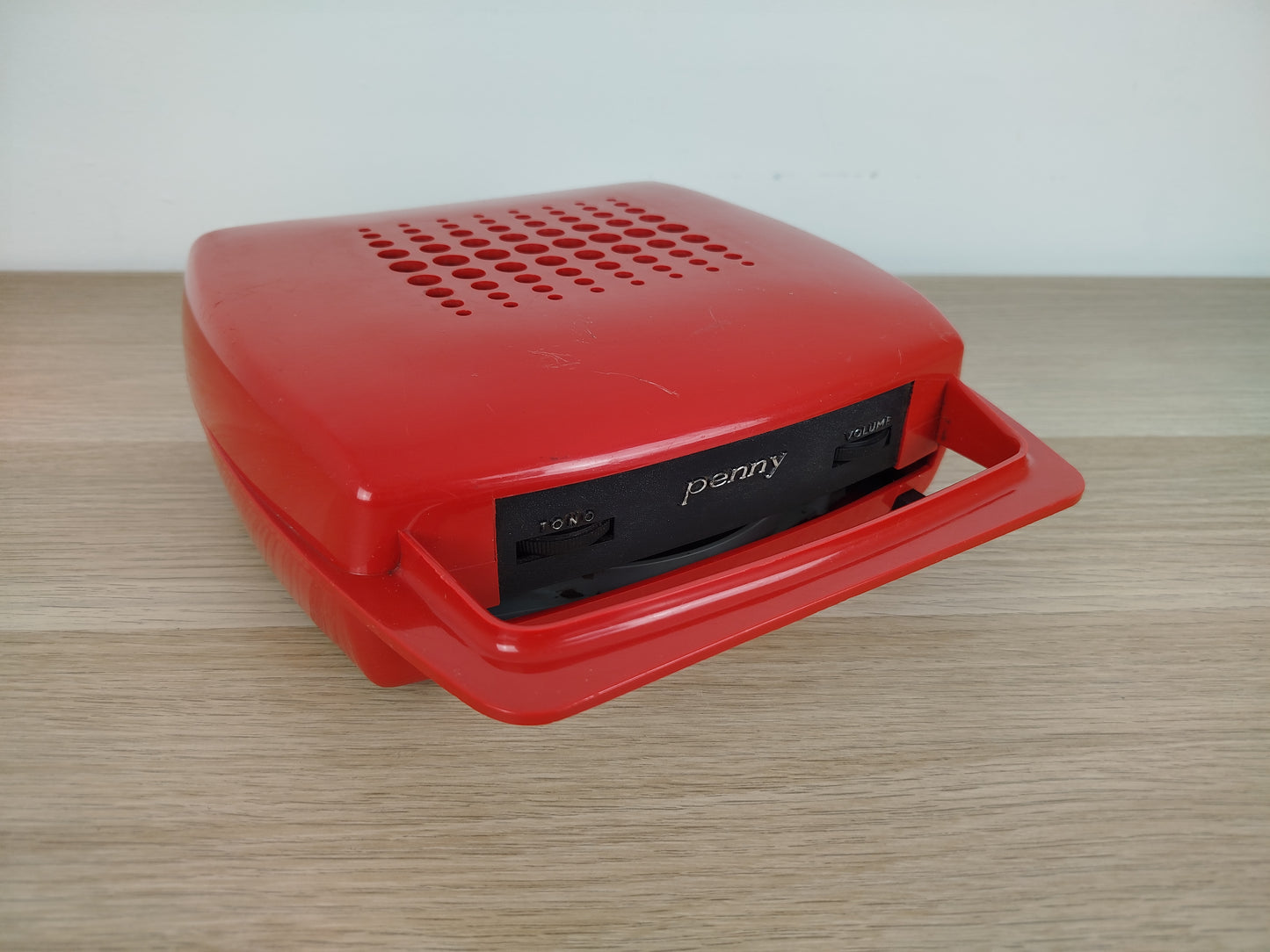 Mangiadischi Penny Musicalnastro Vintage Epoca Dischi Vinile 45 Giri Rosso