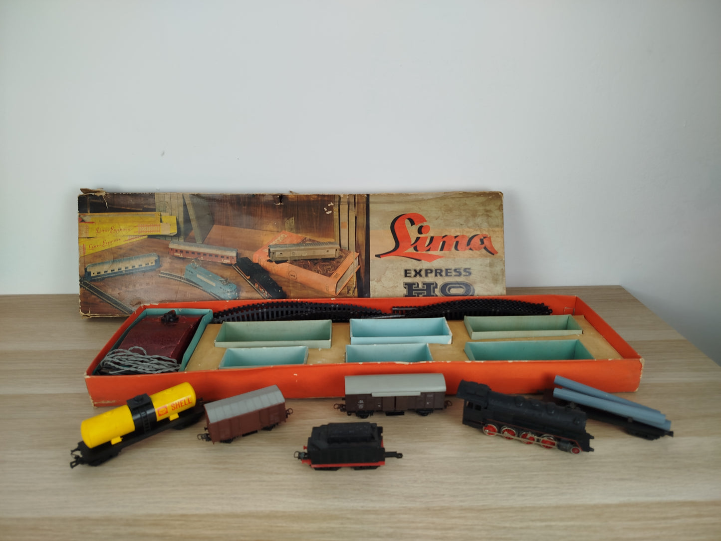 Trenino Elettrico Lima HO Vintage Epoca 1962 Libretto Scatola Alimentatore Raro