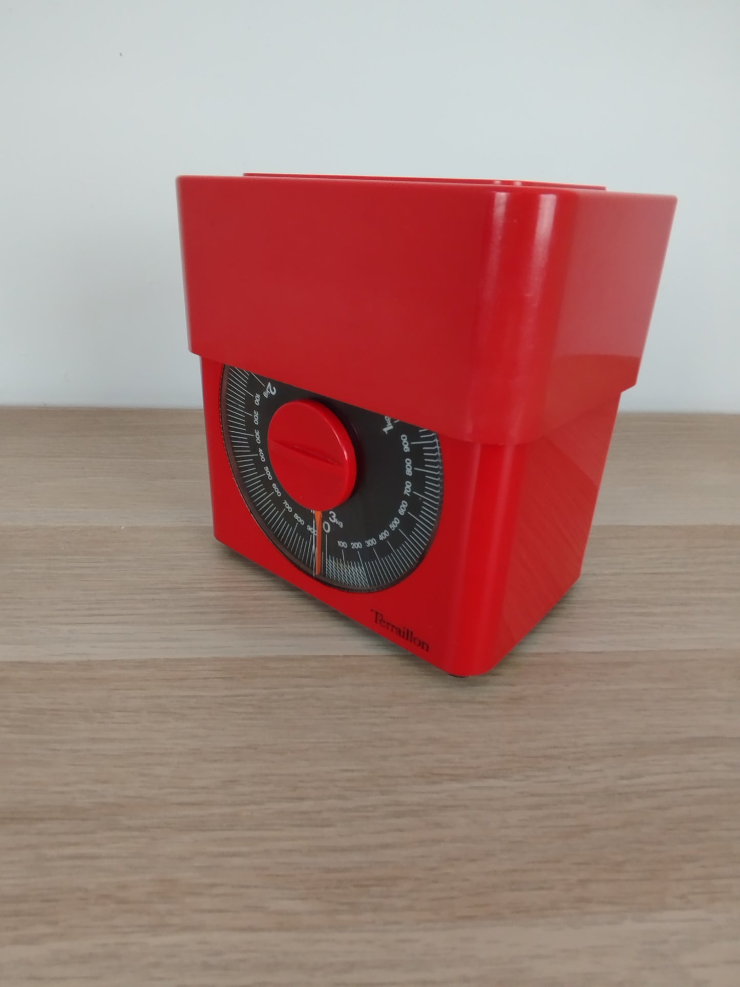 Bilancia Analogica Terraillon Max 3Kg Vintage Epoca Anni 70 Marco Zanuso Rosso