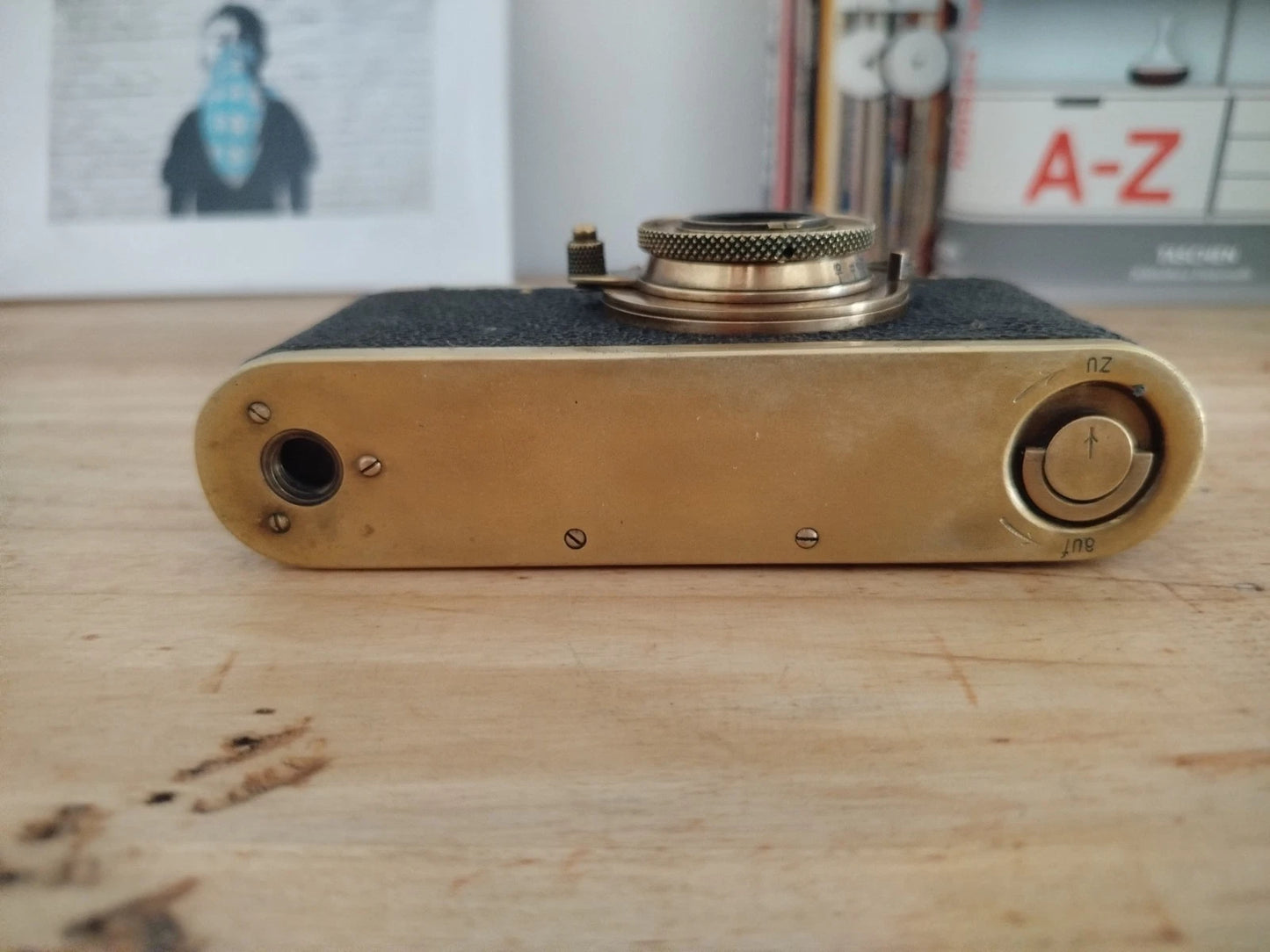 Fotocamera Analogica Leica IIIa Ernst Leitz Wetzlar Anni 30 Matricola 303617 Oro