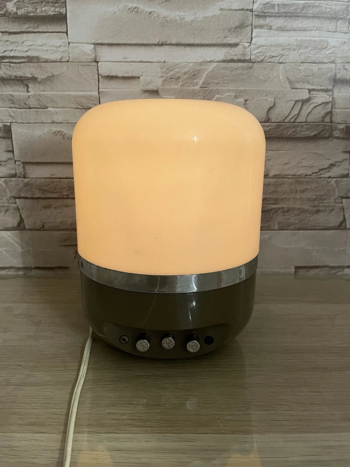 Radio Lampada 60s Europhon Design Adriano Rampoldi Vintage Space Age Marrone