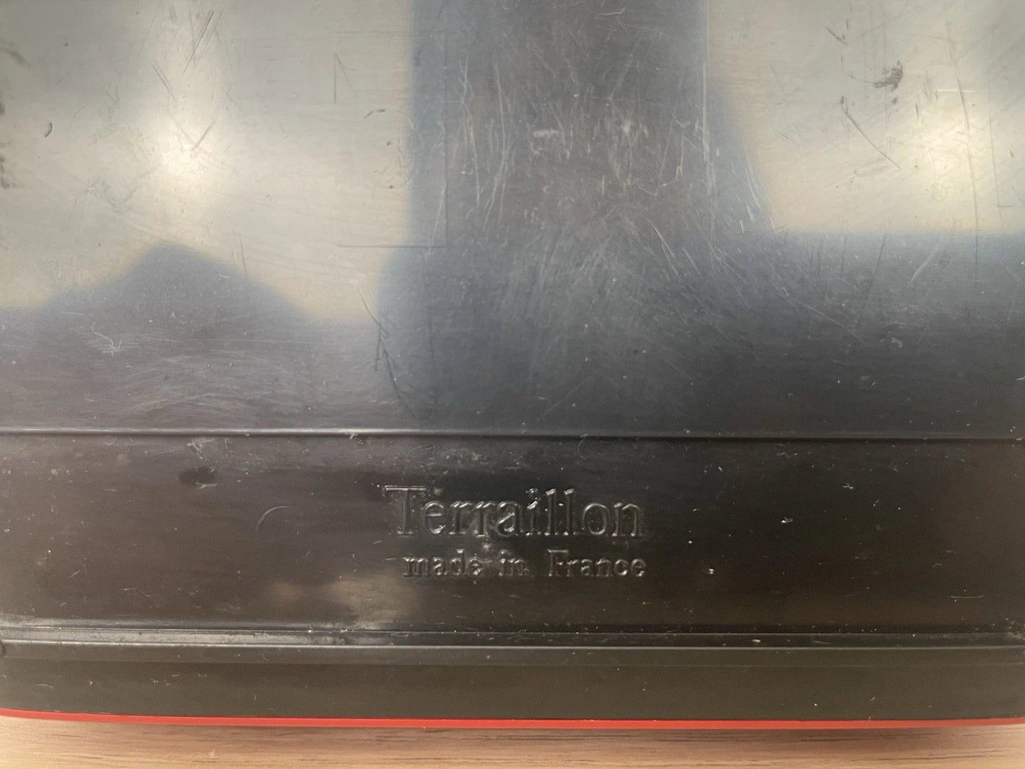 Bilancia Analogica Terraillon Export 4000 Rossa Vintage Design Zanuso Sapper 70